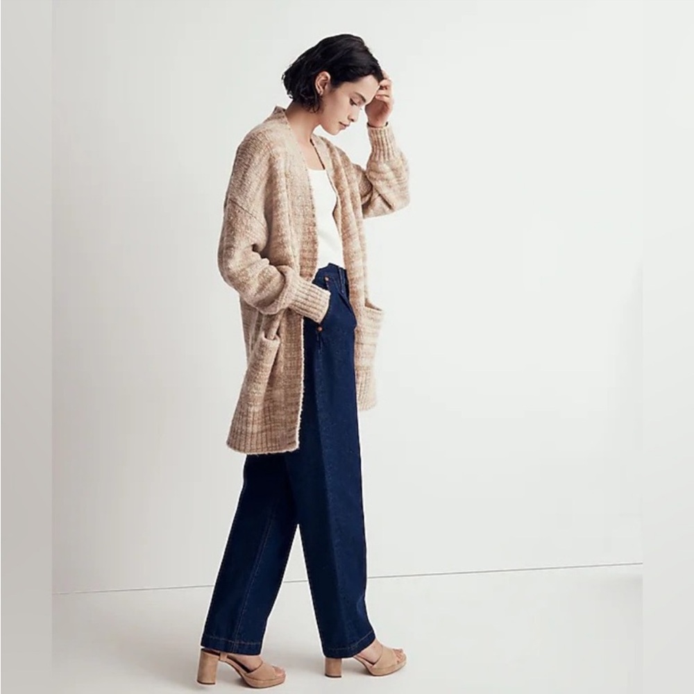 Madewell Space Dye Long Cardigan Sweater